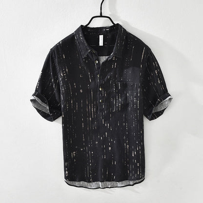 Zakenda | Chemise blanche texturée pour homme