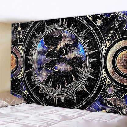 Starry Sky Mandala Tapestry - Boho Home Decor Wall Art