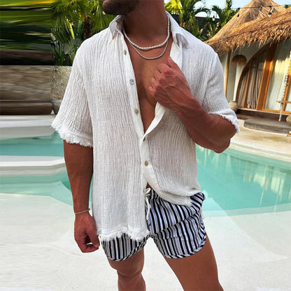 Zakenda | Abdul - chemise déchirée élégante pour homme