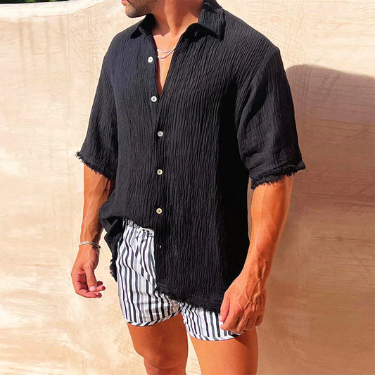 Zakenda | Abdul - chemise déchirée élégante pour homme