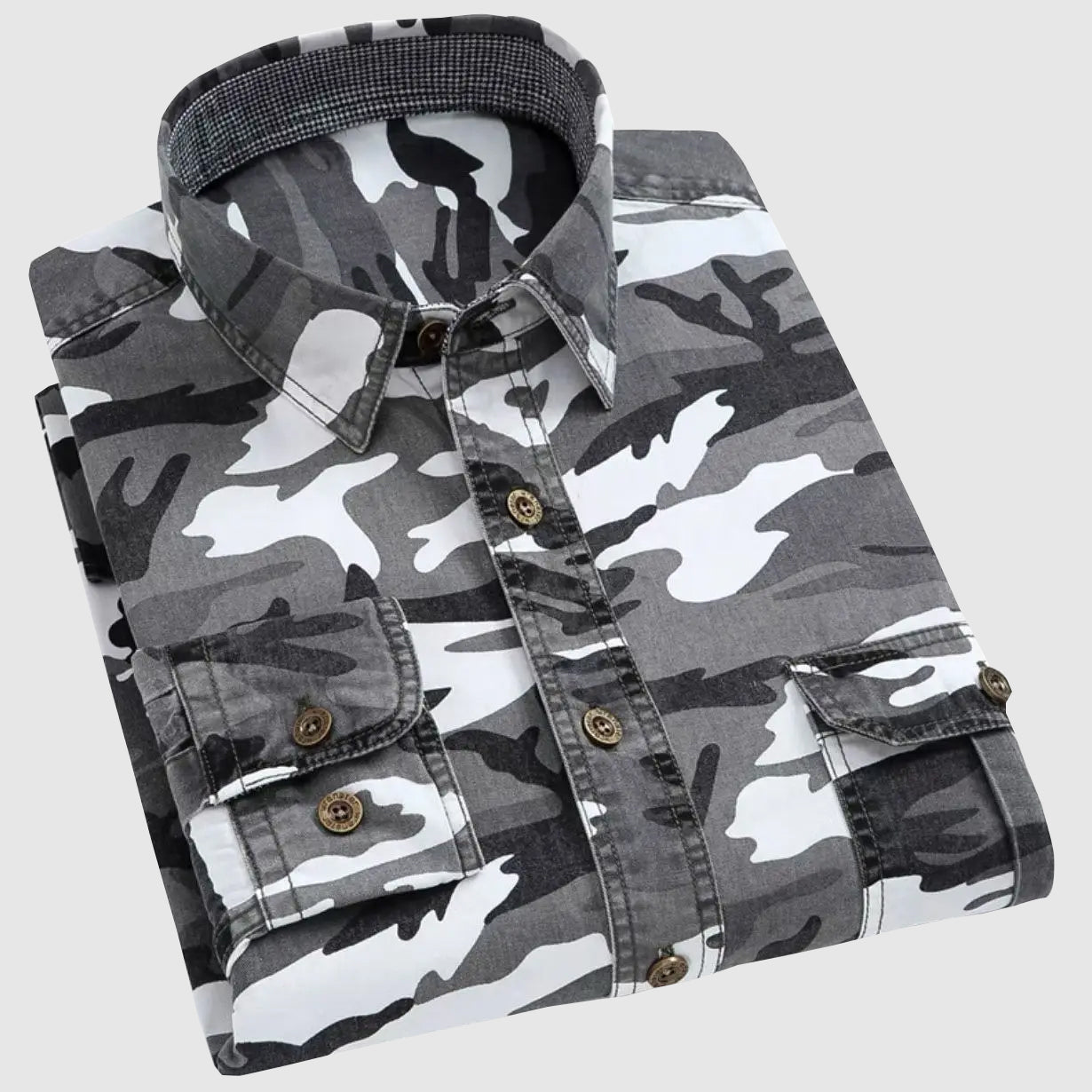 Zakenda | Chemise à manches longues camouflage