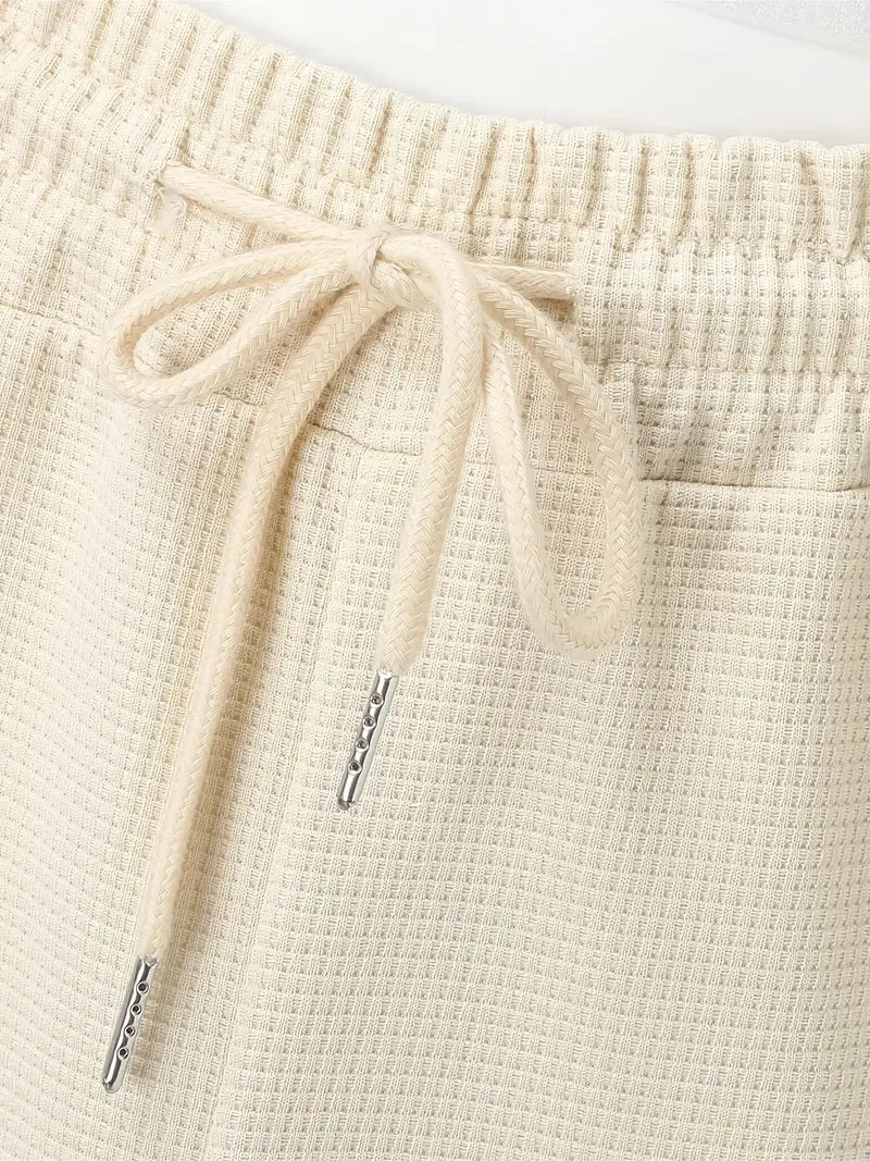 Zakenda | Ensemble décontracté blanc avec sweat-shirt et pantalon