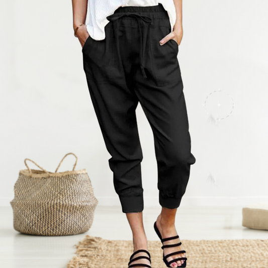 Zakenda | Pantalon en lin décontracté et stylé