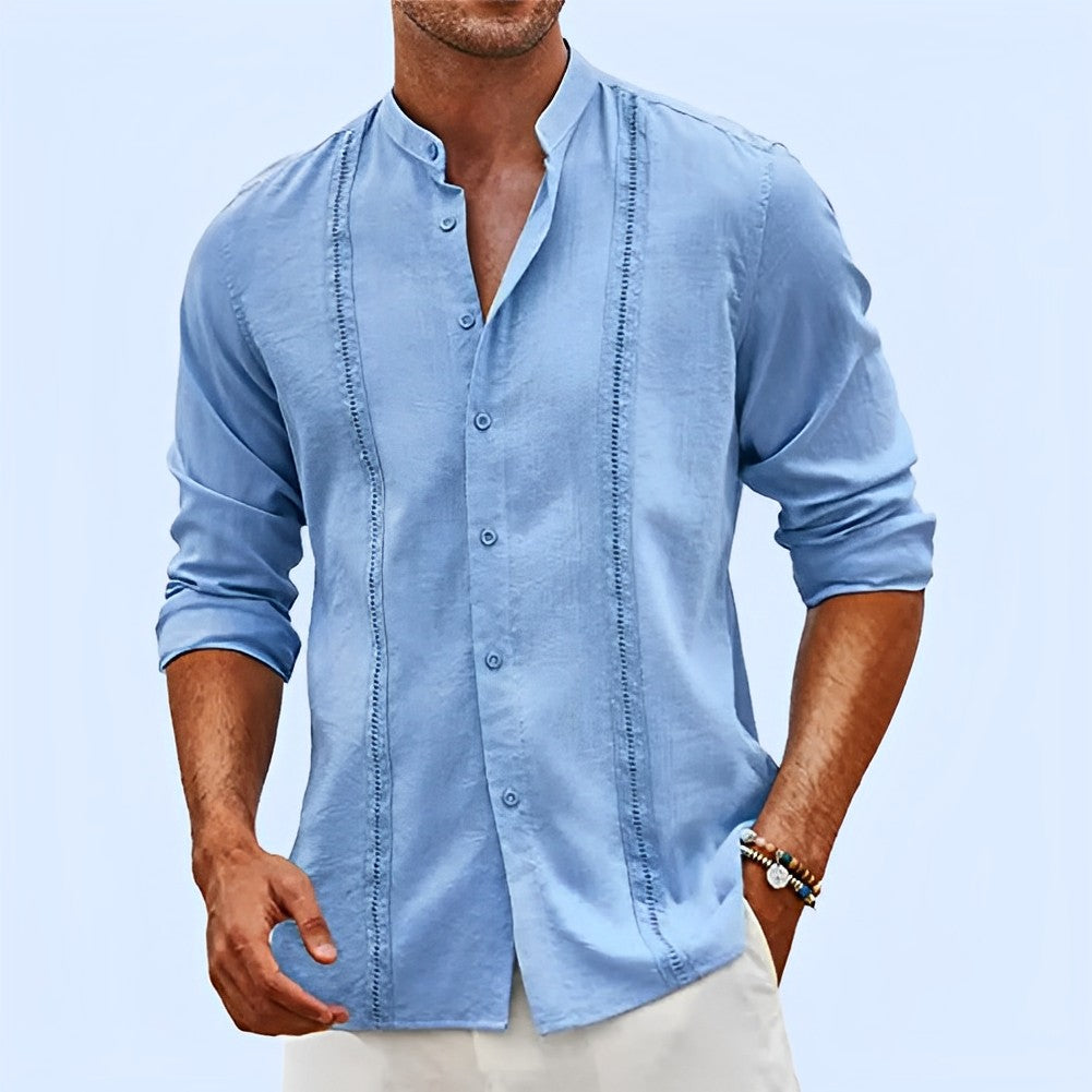 Zakenda | Chemise en lin Smart-Casual