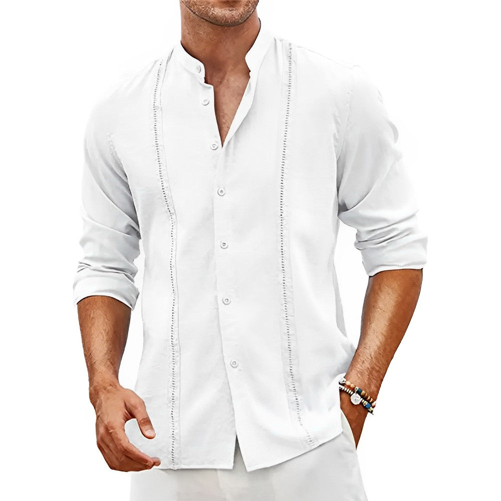 Zakenda | Chemise en lin Smart-Casual