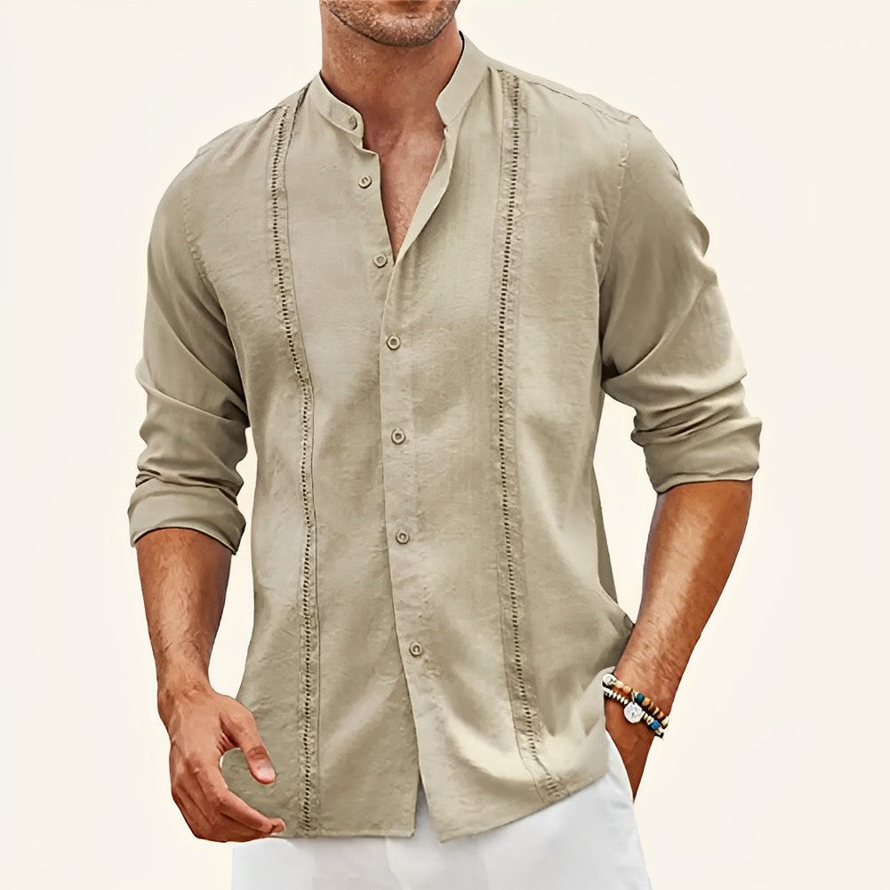 Zakenda | Chemise en lin Smart-Casual