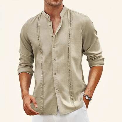 Zakenda | Chemise en lin Smart-Casual