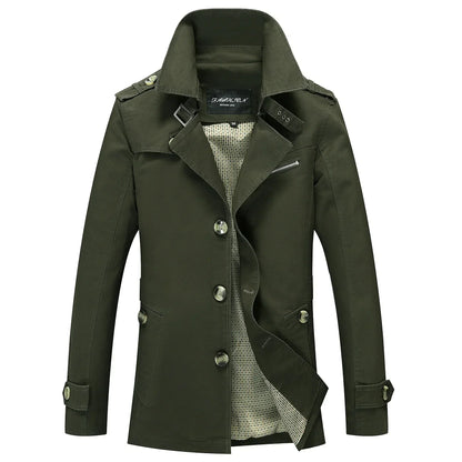 Zakenda | Manteau de tranchée tendance pour hommes
