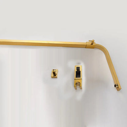 Stainless Steel Square Shower Pipe Mixer Tube for Bathroom Faucet