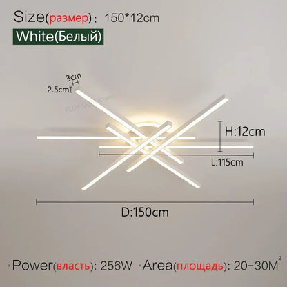 2023 Afralia™ Nordic LED Ceiling Chandelier for Living, Dining, and Bedroom