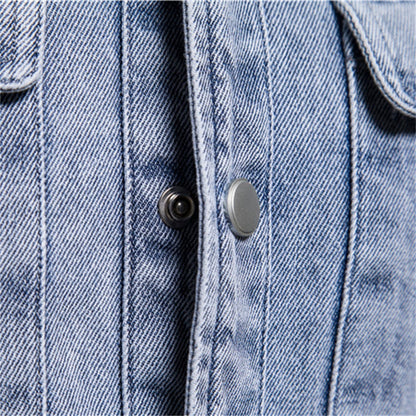 Zakenda | Chemise en jean bleu clair