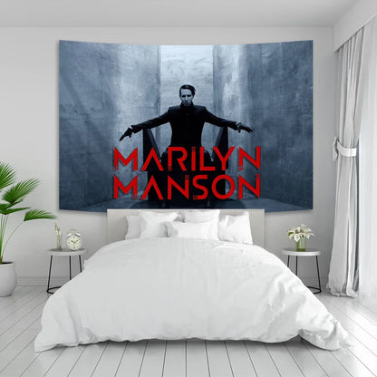 Baphomet Poster Tapestry  Satanist Home Room Decor