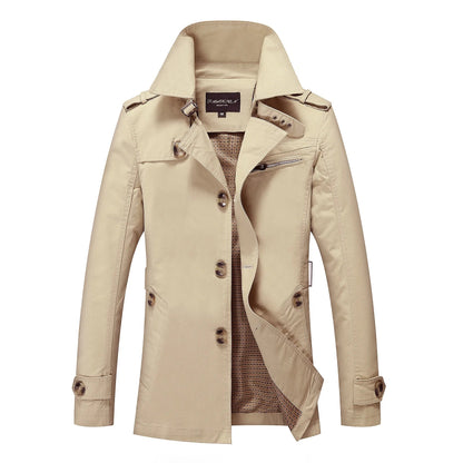 Zakenda | Manteau de tranchée tendance pour hommes