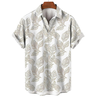 Zakenda | Chemise hawaïenne florale blanche