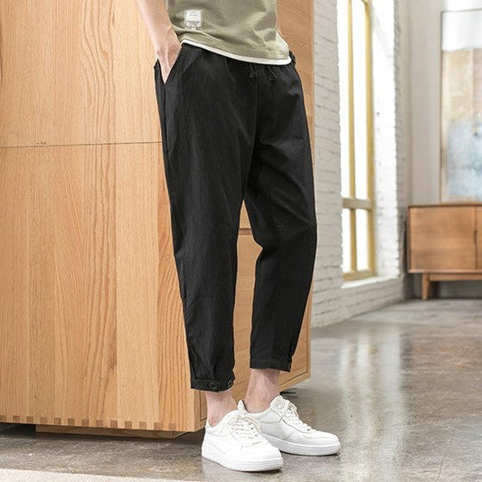 Zakenda | Pantalons de loisirs pour hommes en beige