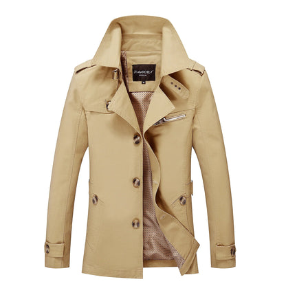 Zakenda | Manteau de tranchée tendance pour hommes