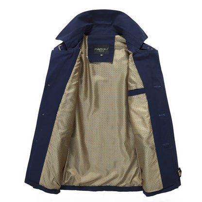 Zakenda | Manteau de tranchée tendance pour hommes