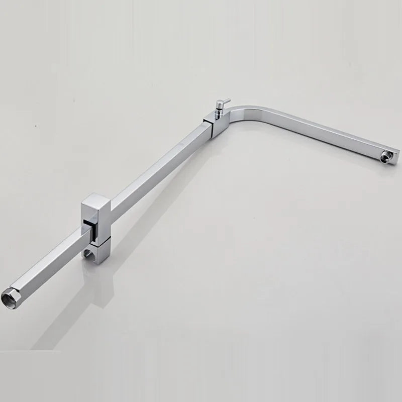 Stainless Steel Square Shower Pipe Mixer Tube for Bathroom Faucet