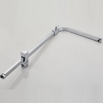 Stainless Steel Square Shower Pipe Mixer Tube for Bathroom Faucet