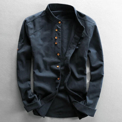 Zakenda | Chemise japonaise en lin style "Katana