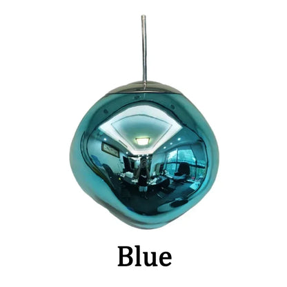 Afralia Nordic Lava Glass Chandelier - Minimalist Bedroom Dining Room Pendant Lamp