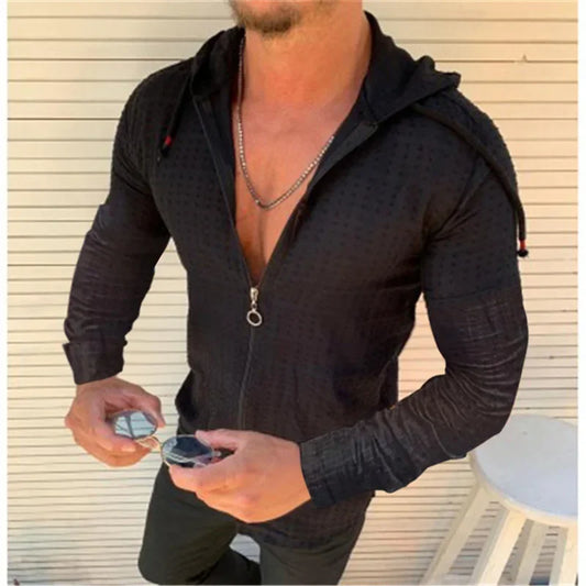 Zakenda | Chemise blanche à manches en filet