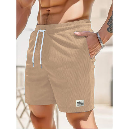 Zakenda | Azure Short de loisirs pour hommes avec grandes poches