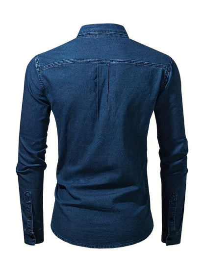 Zakenda | Alexander - chemise en jean à manches longues pour homme