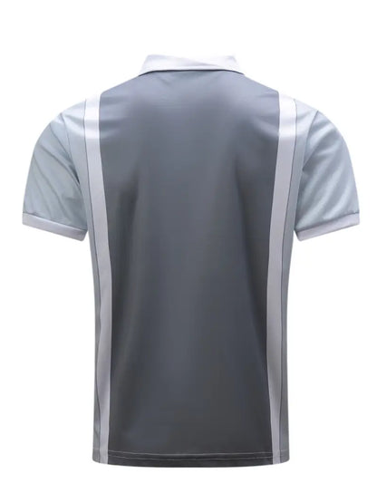 Zakenda | Daniel - haut décontracté à manches courtes avec fermeture à friction