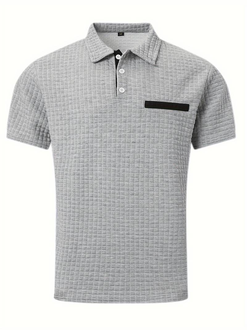 Zakenda | Daniel - chemise à manches courtes en gaufrette pour hommes