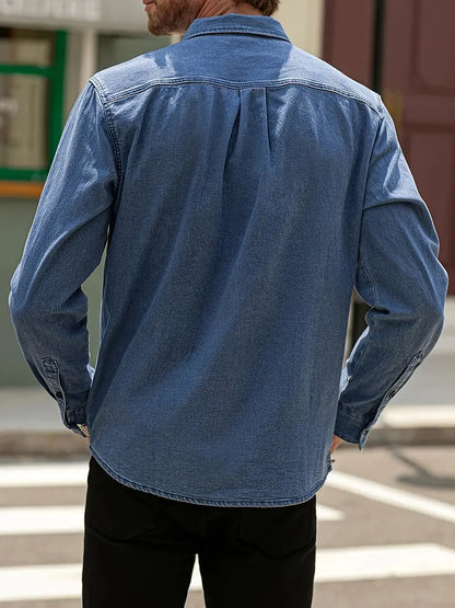 Zakenda | Alexander - chemise en jean à manches longues pour homme