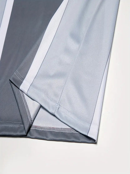 Zakenda | Daniel - haut décontracté à manches courtes avec fermeture à friction