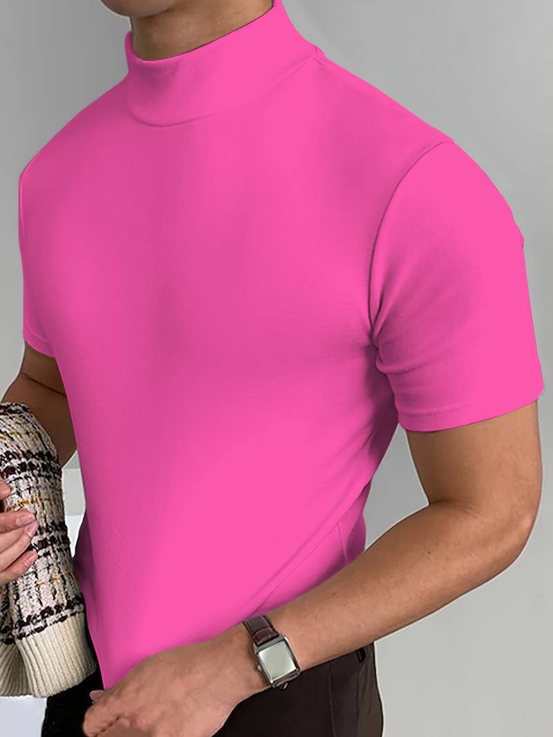 Zakenda | Caleb - T-shirt élégant à col haut