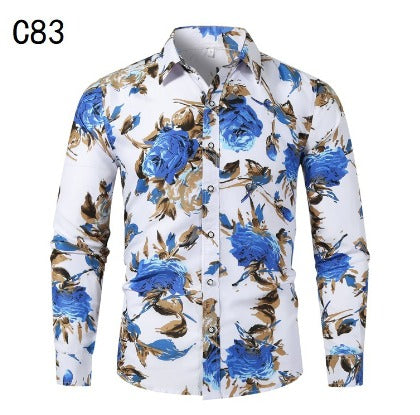 Zakenda | Chemise à fleurs pour homme