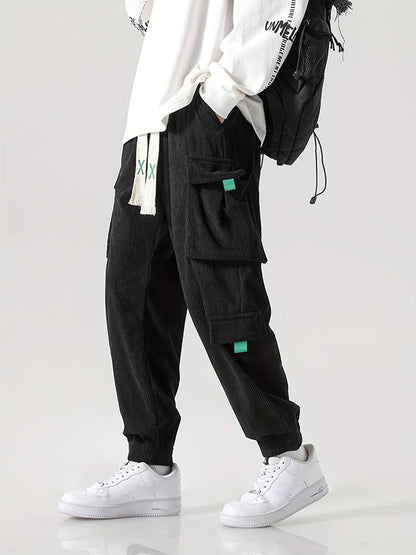 Zakenda | Christopher - pantalon cargo décontracté et structuré avec plusieurs poches pour hommes