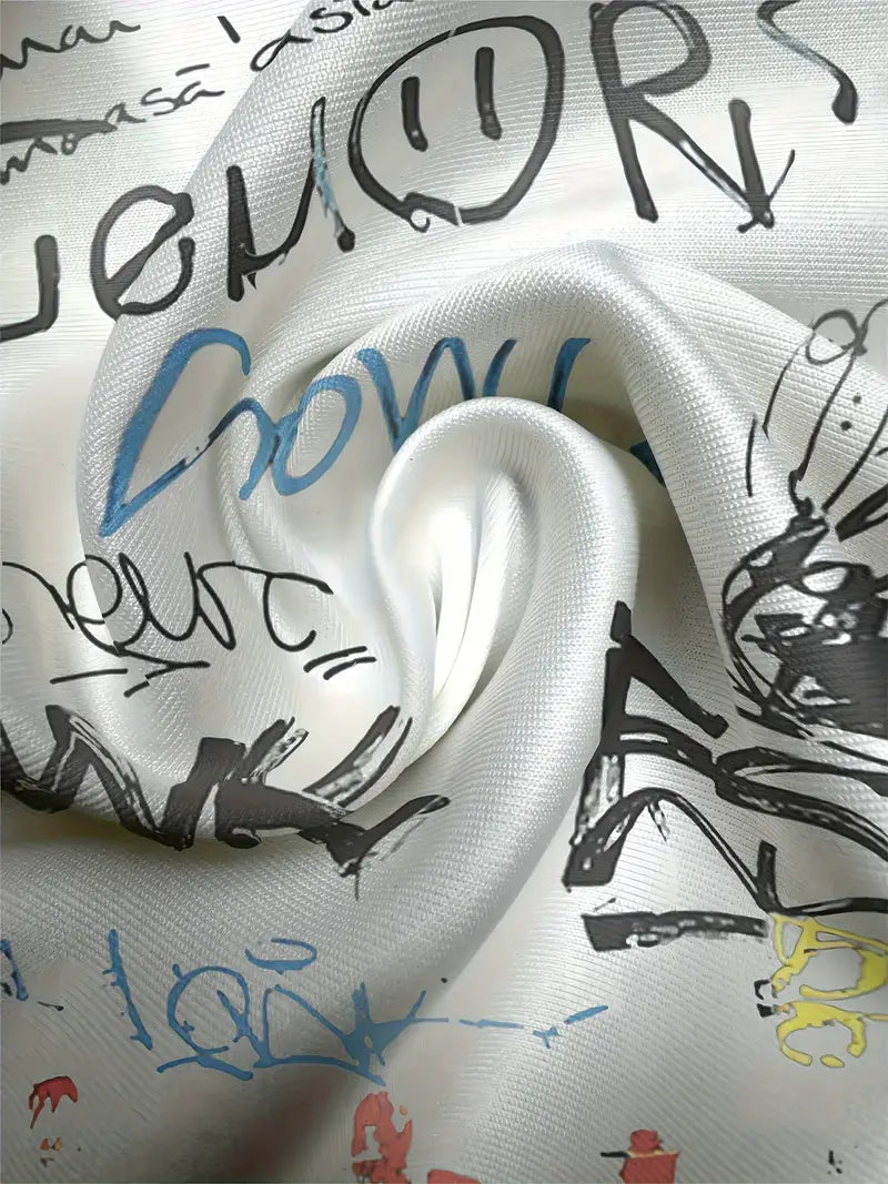 Zakenda | David - sweat à capuche imprimé doodle pour homme