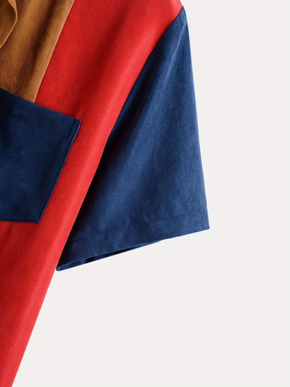 Zakenda | chemise à revers colorée pour homme