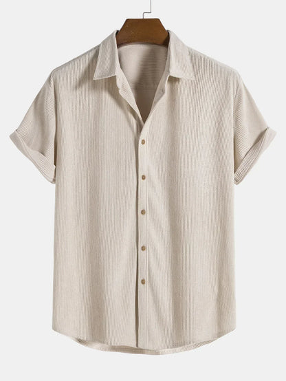 Zakenda | Brian - chemise légère en velours côtelé d'été