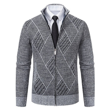 Zakenda | pull-over zippé stylé pour homme (design italien)