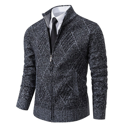 Zakenda | pull-over zippé stylé pour homme (design italien)