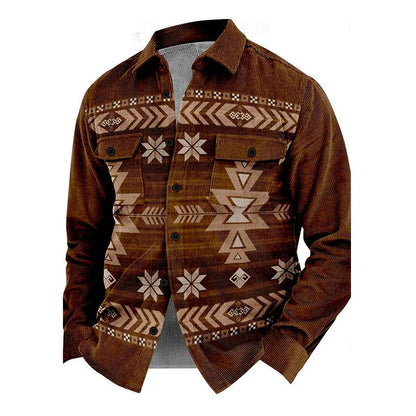 Zakenda | Veste de style vintage en velours côtelé pour hommes