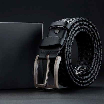 Zakenda | Ceinture en cuir tissé