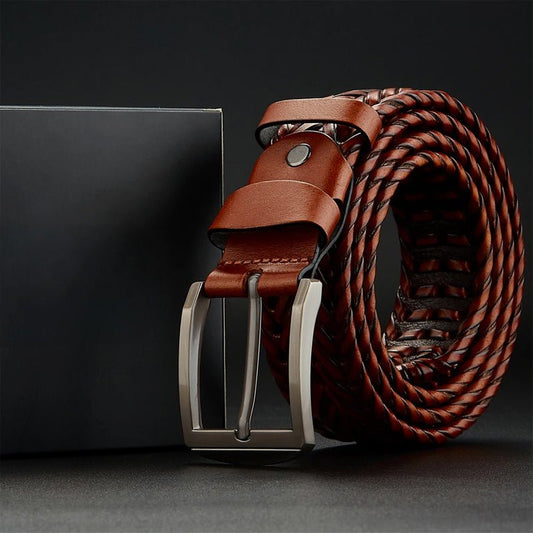 Zakenda | Ceinture en cuir tissé