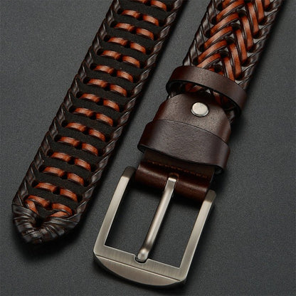 Zakenda | Ceinture en cuir tissé