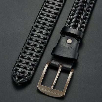 Zakenda | Ceinture en cuir tissé