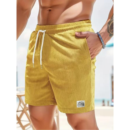 Zakenda | Azure Short de loisirs pour hommes avec grandes poches