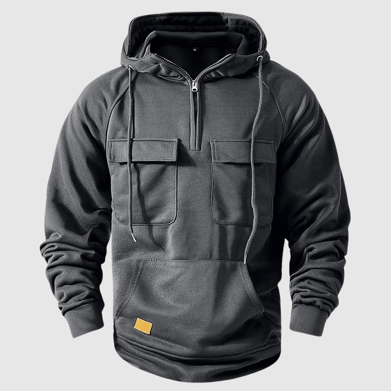 Zakenda | Sweat à capuche multipoches Tailors