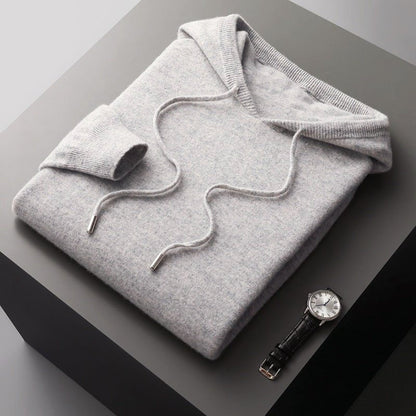 Zakenda | Sweat à capuche en mérinos Tailors Premium