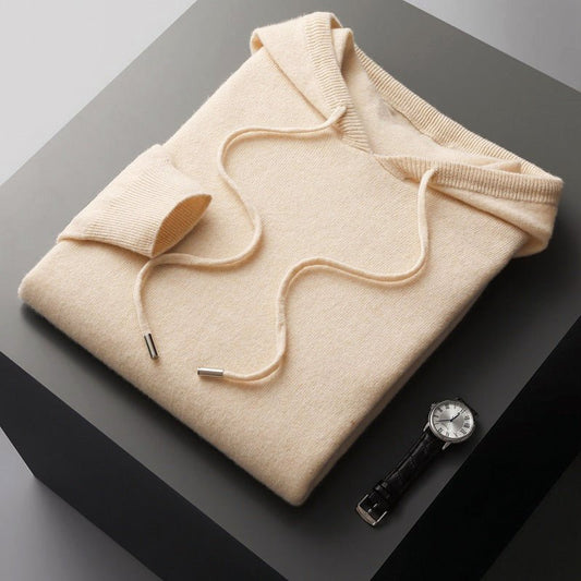 Zakenda | Sweat à capuche en mérinos Tailors Premium
