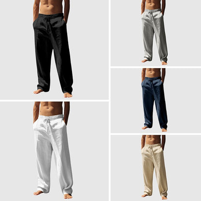 Zakenda | Tailors Pantalon en lin décontracté